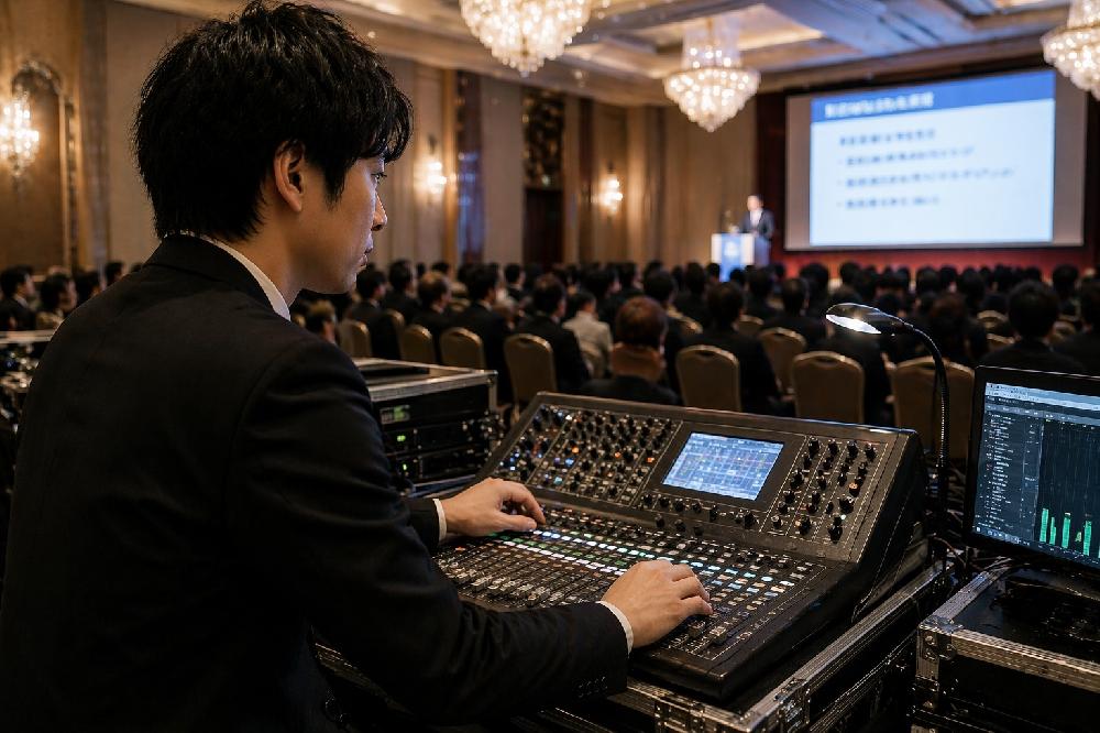 イベント演出スタッフ（音響・照明・映像）｜若手活躍中